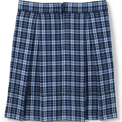 Girls Plaid Top of Knee Pleat Skort