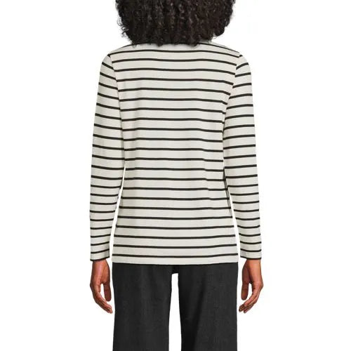 Supima Cotton Long Sleeve Crewneck T-Shirt