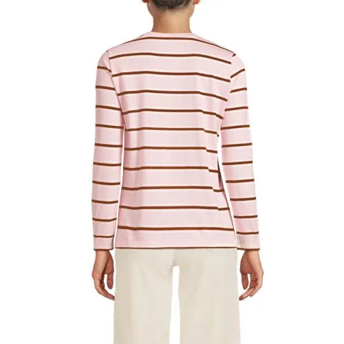 Supima Cotton Long Sleeve Crewneck T-Shirt