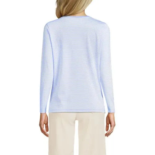 Supima Cotton Long Sleeve Crewneck T-Shirt