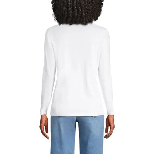 Supima Cotton Long Sleeve Crewneck T-Shirt