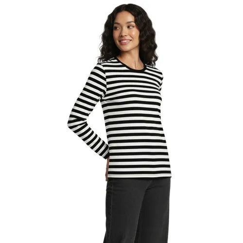 Supima Cotton Long Sleeve Crewneck T-Shirt