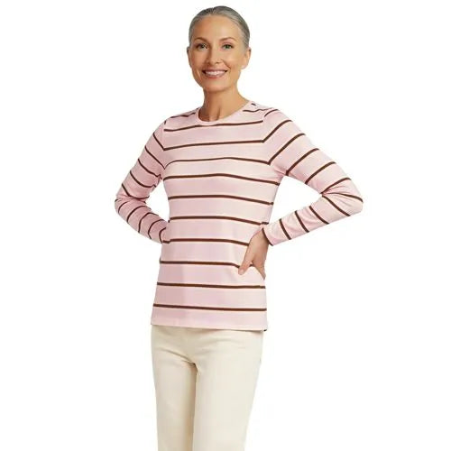 Supima Cotton Long Sleeve Crewneck T-Shirt