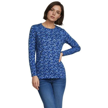 Supima Cotton Long Sleeve Crewneck T-Shirt