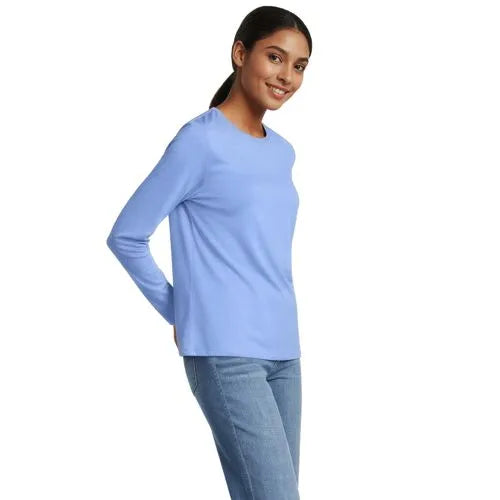Supima Cotton Long Sleeve Crewneck T-Shirt