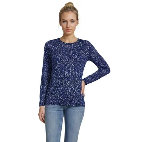 Supima Cotton Long Sleeve Crewneck T-Shirt
