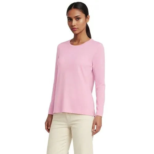 Supima Cotton Long Sleeve Crewneck T-Shirt