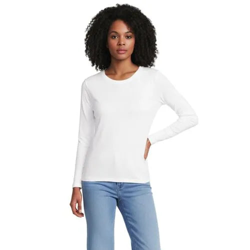 Supima Cotton Long Sleeve Crewneck T-Shirt