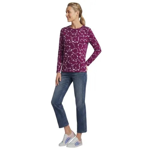 Supima Cotton Long Sleeve Crewneck T-Shirt