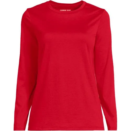 Supima Cotton Long Sleeve Crewneck T-Shirt