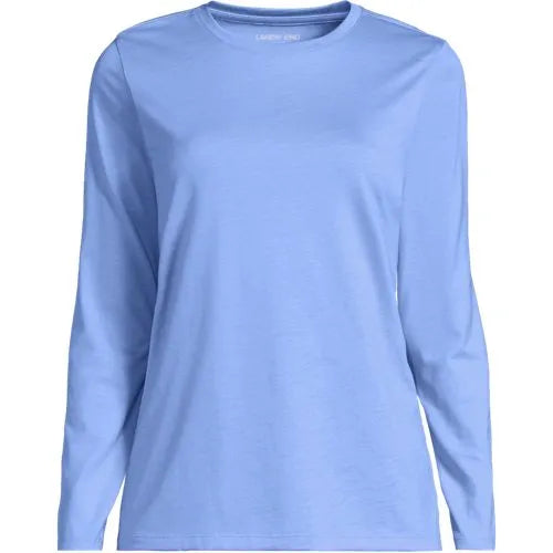 Supima Cotton Long Sleeve Crewneck T-Shirt