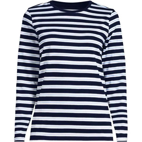 Supima Cotton Long Sleeve Crewneck T-Shirt