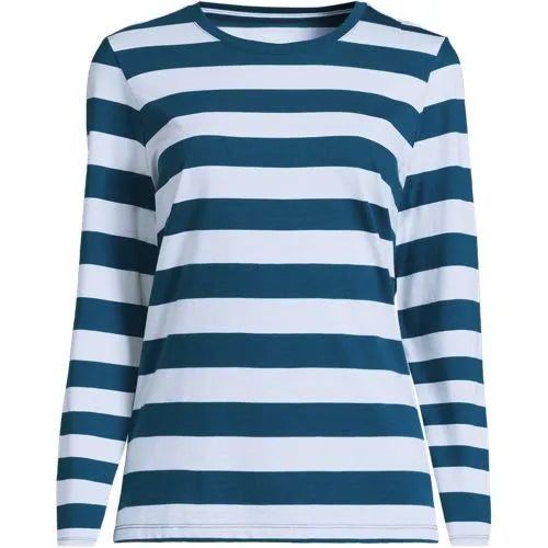 Supima Cotton Long Sleeve Crewneck T-Shirt
