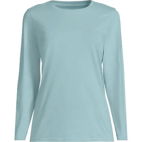 Supima Cotton Long Sleeve Crewneck T-Shirt