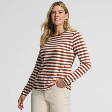 Supima Cotton Long Sleeve Crewneck T-Shirt