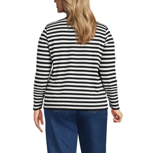 Supima Cotton Long Sleeve Crewneck T-Shirt