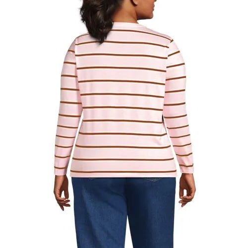 Supima Cotton Long Sleeve Crewneck T-Shirt