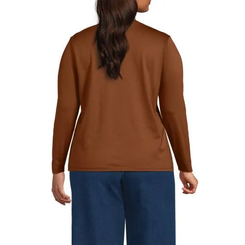 Supima Cotton Long Sleeve Crewneck T-Shirt