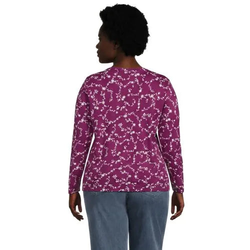 Supima Cotton Long Sleeve Crewneck T-Shirt