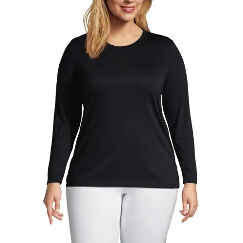 Supima Cotton Long Sleeve Crewneck T-Shirt
