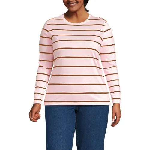 Supima Cotton Long Sleeve Crewneck T-Shirt