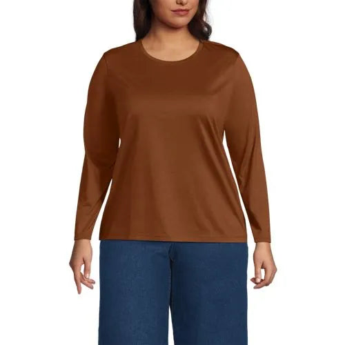 Supima Cotton Long Sleeve Crewneck T-Shirt