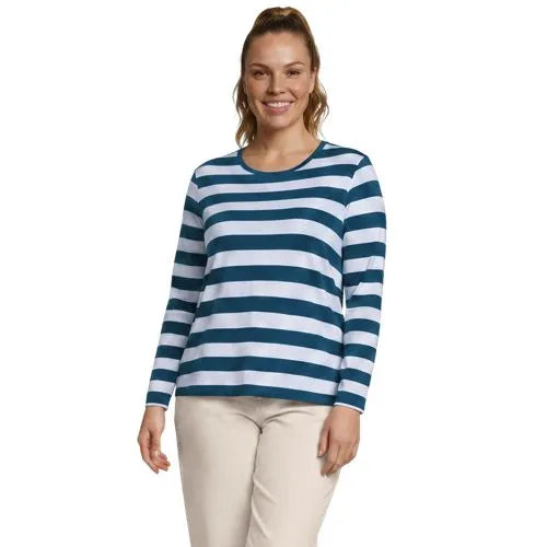 Supima Cotton Long Sleeve Crewneck T-Shirt