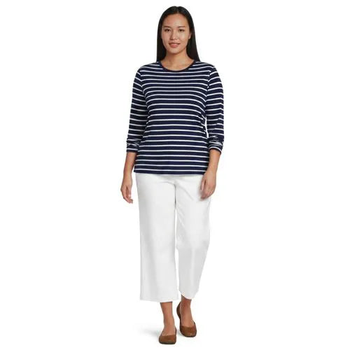Supima Cotton Long Sleeve Crewneck T-Shirt