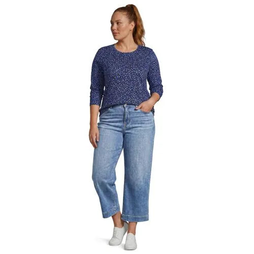 Supima Cotton Long Sleeve Crewneck T-Shirt