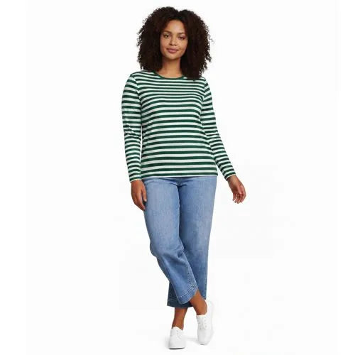 Supima Cotton Long Sleeve Crewneck T-Shirt