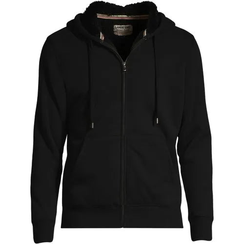 Men's Tall Serious Sweats Full Zip Sherpa Fleece Hoodie