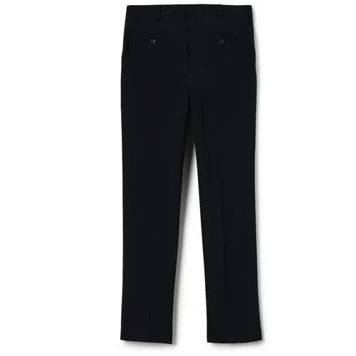 School Uniform Men's Washable Wool Tailored Plain Front Trousers