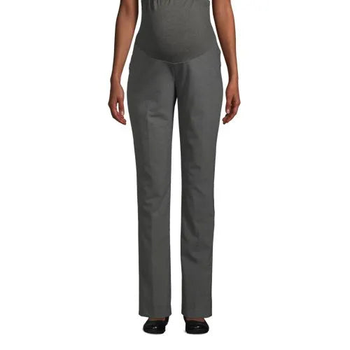 School Uniform Women's Washable Wool Maternity Straight Leg Pants