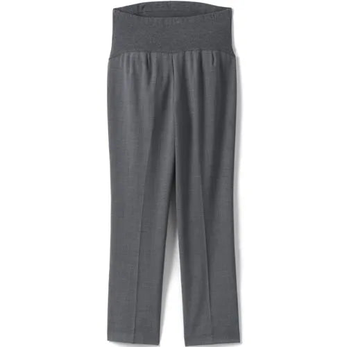 School Uniform Women's Washable Wool Maternity Straight Leg Pants