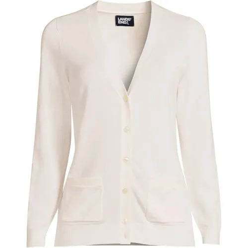 Women's Cotton Modal V-neck Cardigan Sweater