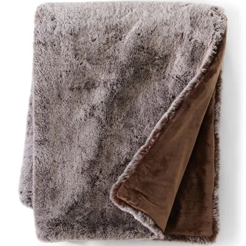 Faux Fur Throw Blanket