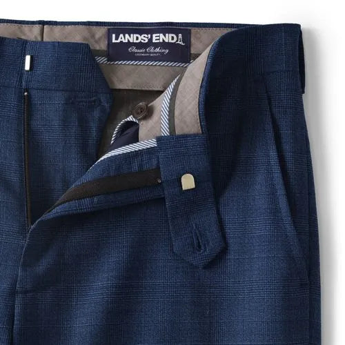 Men's Traditional Fit Year'rounder Stretch Wool Dress Pants