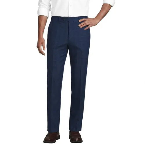Men's Traditional Fit Year'rounder Stretch Wool Dress Pants