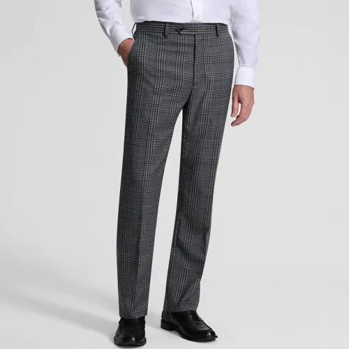 Men's Traditional Fit Year'rounder Stretch Wool Dress Pants