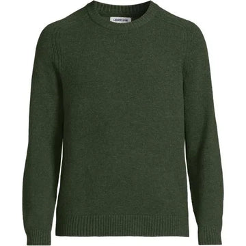 Men's Long Sleeve Lambswool Crewneck Sweater