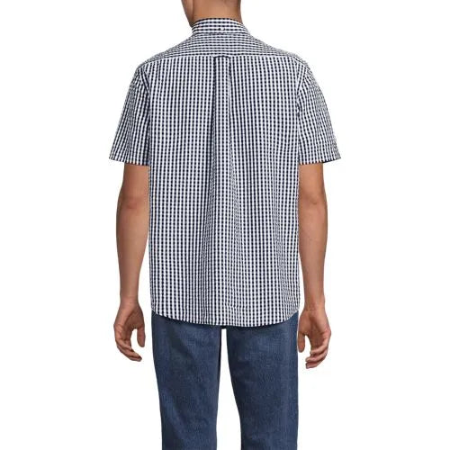 Men's Short Sleeve Seersucker Shirt