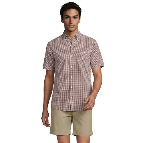 Men's Short Sleeve Seersucker Shirt