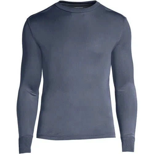Men's Silk Long Underwear Crew Neck