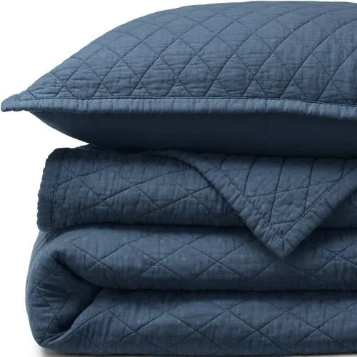 Solid Diamond Double Voile Quilt