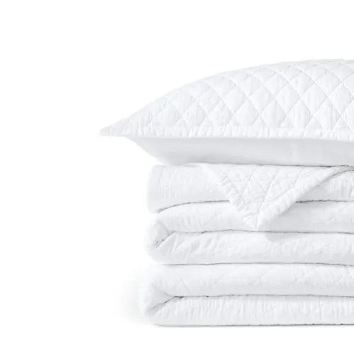 Solid Diamond Double Voile Quilt