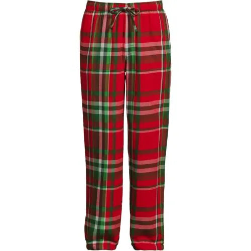 Men's Sherpa Fleece Lined Flannel Pajama Pants