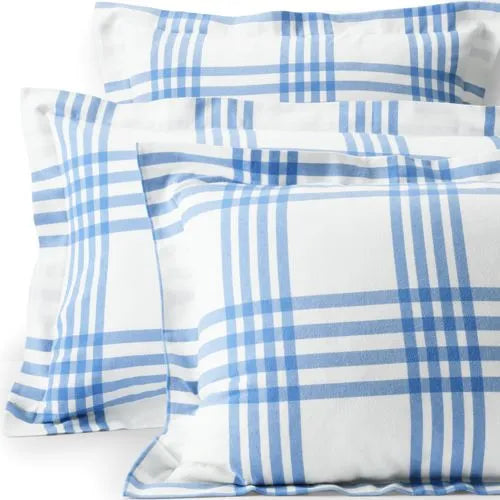 Comfy Super Soft Cotton Flannel Plaid Pillow Sham - 5oz