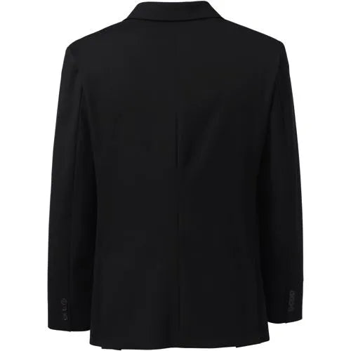 Men's Washable Wool 2 Button Tailored Fit Suit Jacket