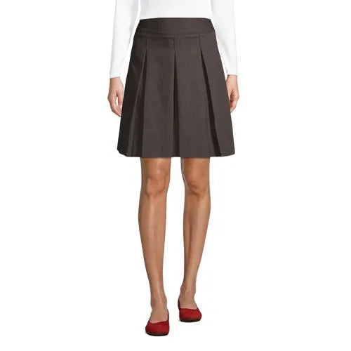 Custom Women's Poly Cotton Pleated Skirt Above the Knee