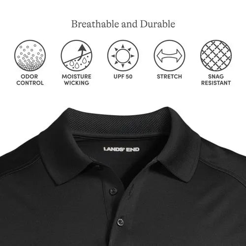 Men's Short Sleeve Rapid Dry Active Polo Shirt